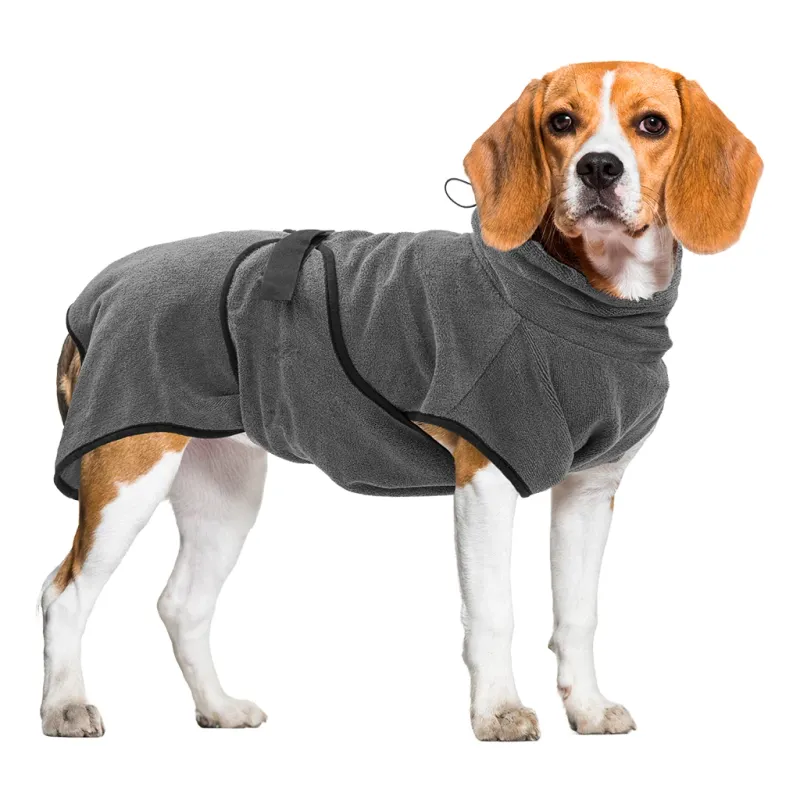 Royal Dry Bademantel für Hunde M – Mikrofaser – Saugfähig