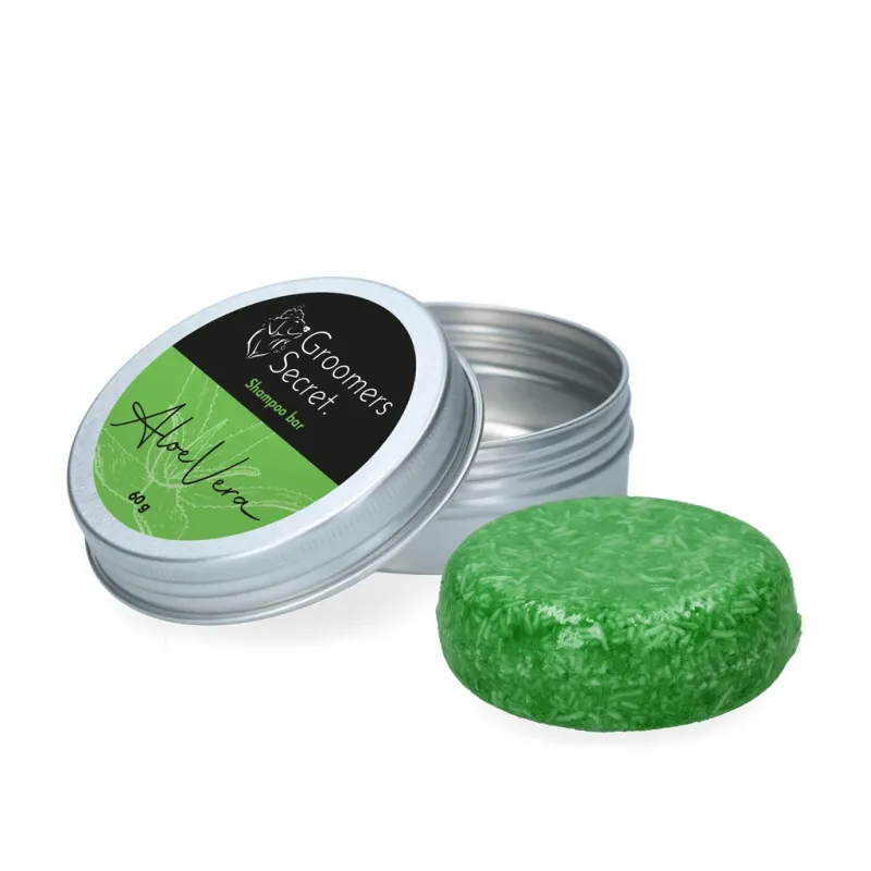 Groomers Secret Shampoo Bar Aloe Vera – Vegan – Fellpflege