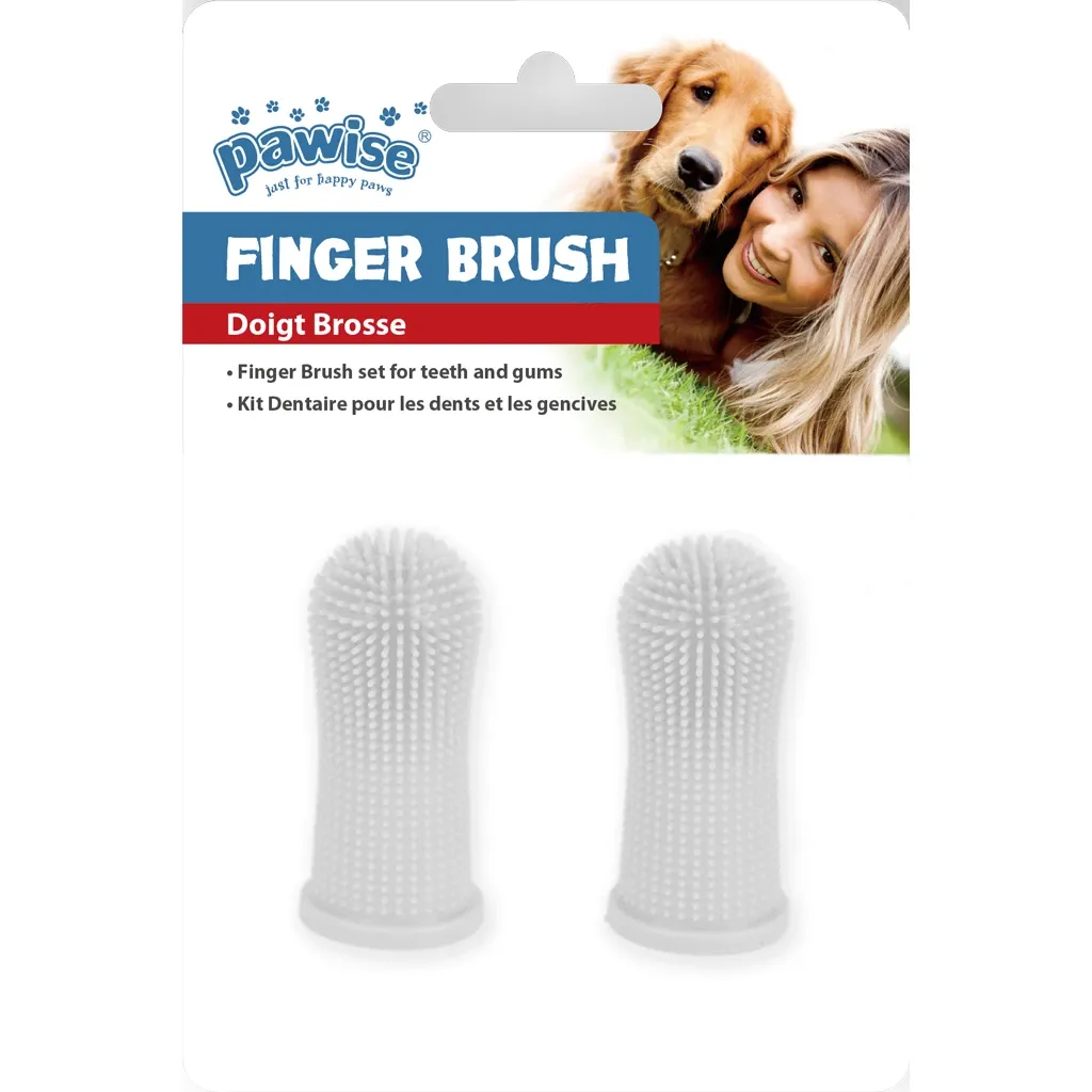 Pawise Finger Brush – Fingerzahnbürsten – Hunde – Katzen