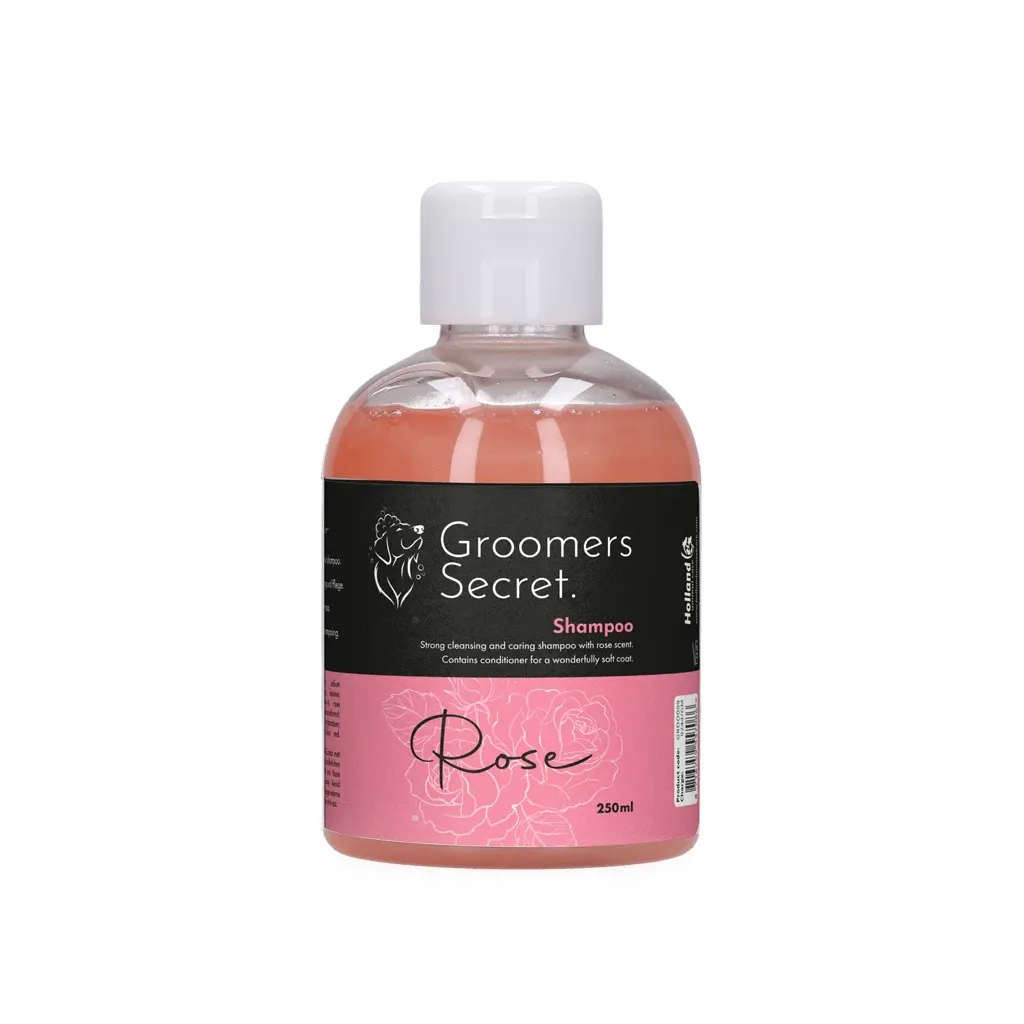 Groomers Secret Shampoo Rose 250 ml – Fellpflege – Hunde – Katzen