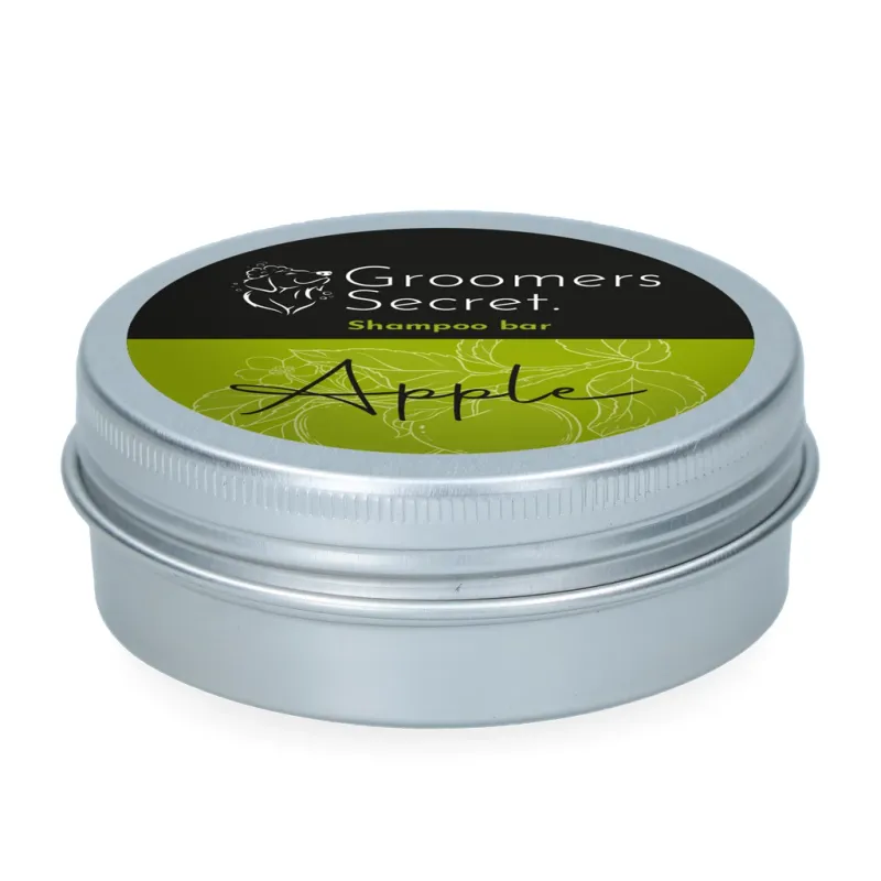 Groomers Secret Shampoo Bar Apfel – Vegan – Fellpflege