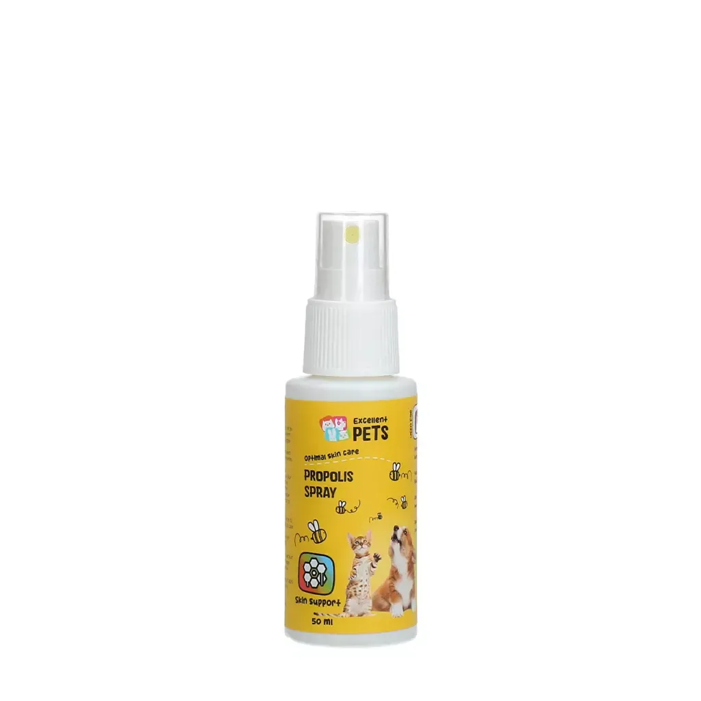 Excellent Pets Propolis Spray 50 ml – Hautpflege – Für Hunde, Katzen, Kaninchen, Nager