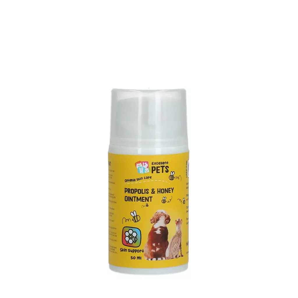 Excellent Pets Propolis &amp; Honey Ointment 50 ml – Hautsalbe – Für Hunde, Katzen, Kaninchen, Nager