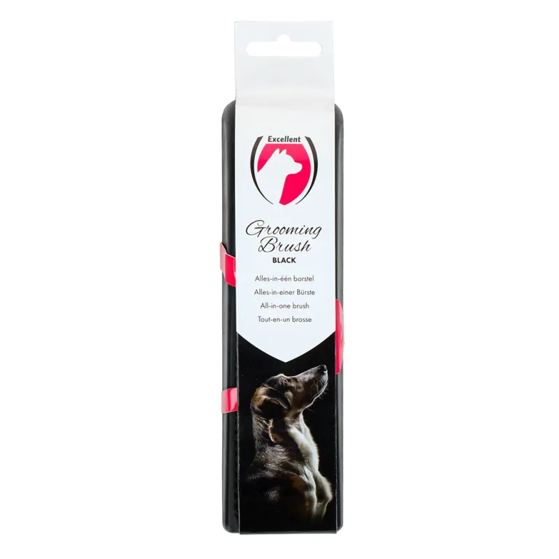 Excellent Pets Grooming Brush Medium Schwarz – Fellpflege – Massage