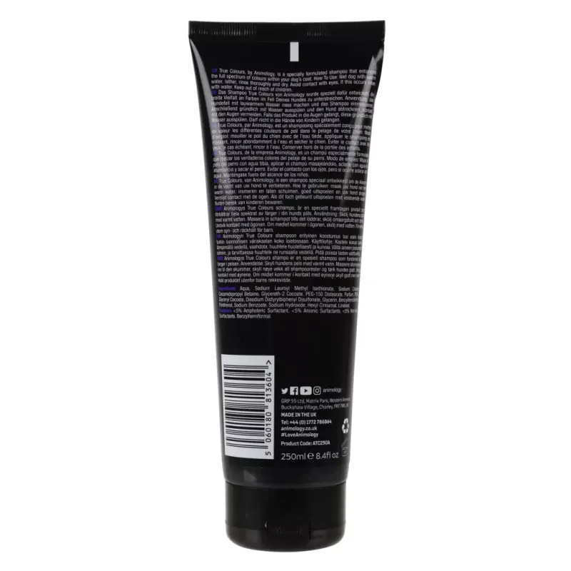 Animology True Colours Hundeshampoo 250 ml – Farbenverstärkend