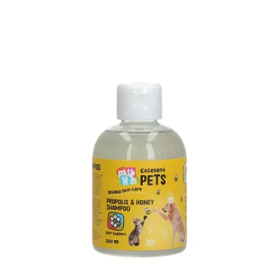 Excellent Pets Propolis &amp; Honey Shampoo 250 ml – Fellpflege – Für Hunde, Katzen, Kaninchen, Nager.