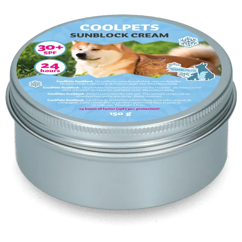 CoolPets Sunblock Creme 150 g – Sonnenschutz – Haustiere
