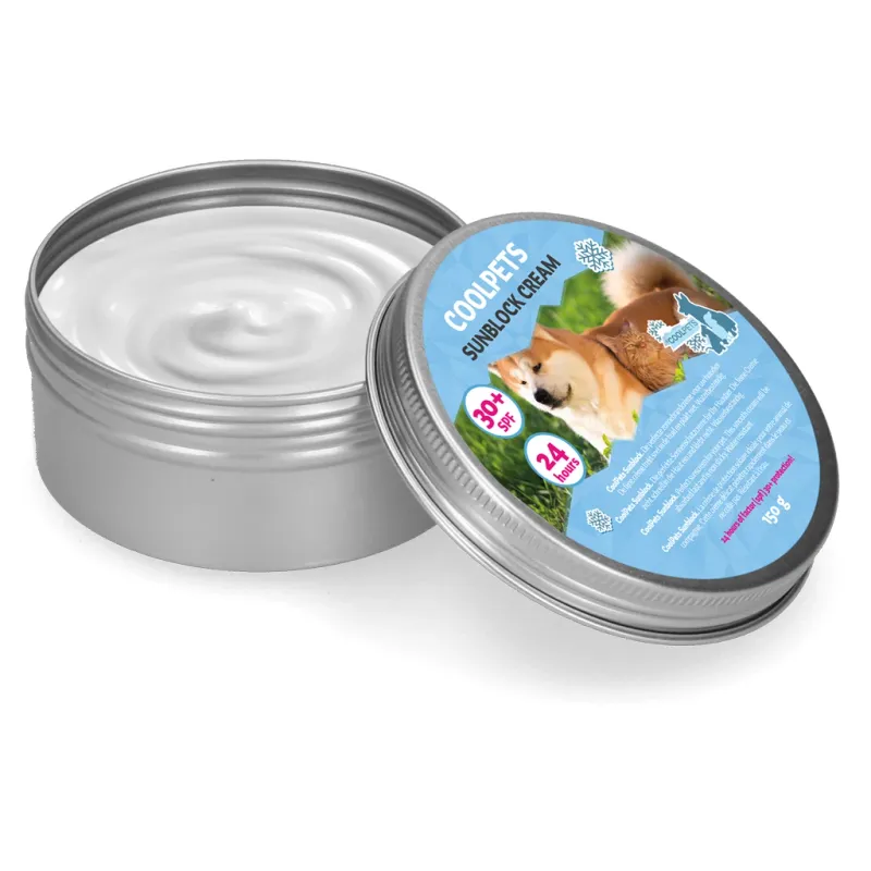 CoolPets Sunblock Creme 150 g – Sonnenschutz – Haustiere