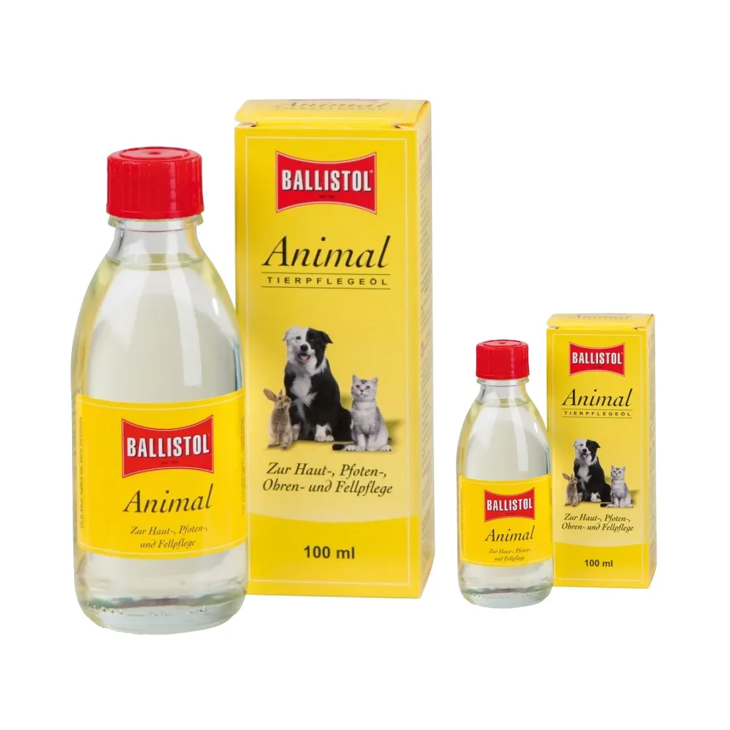 Ballistol Animal Oil 100 ml – Tierpflegeöl – Haut – Fell – Ohren – Pfoten