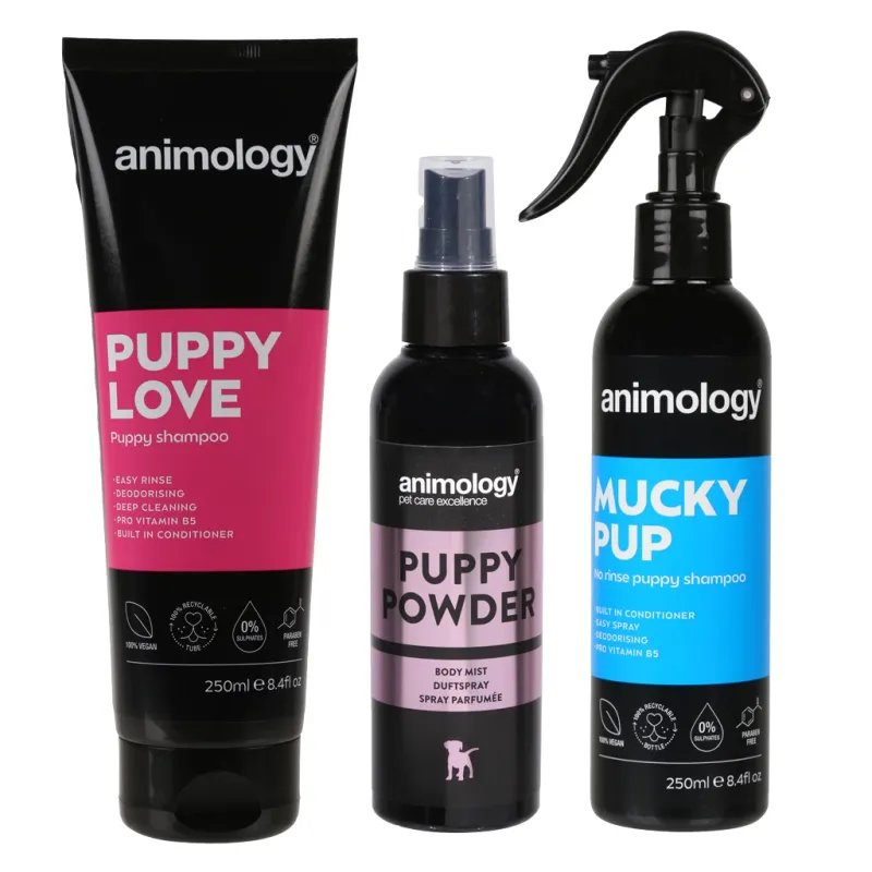 Animology My First Puppy Pack – Welpen-Pflegeset – Shampoo – Spray