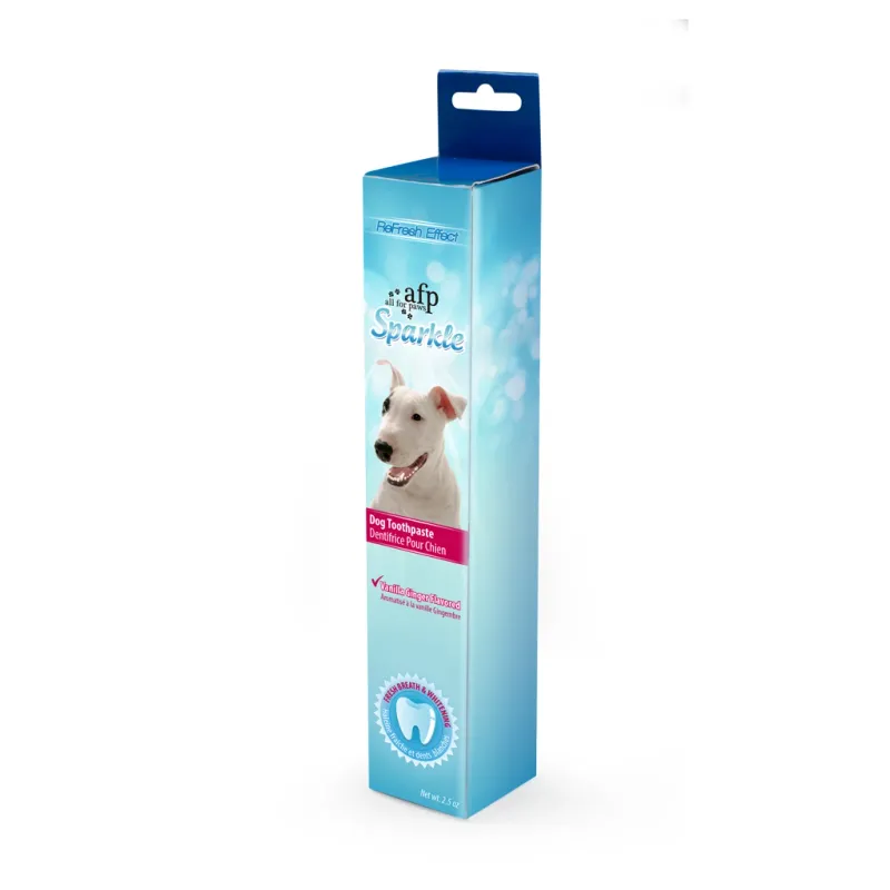 AFP Sparkle - Toothpaste Vanille &amp; Ingwer 60 g – Zahnpasta – Hunde