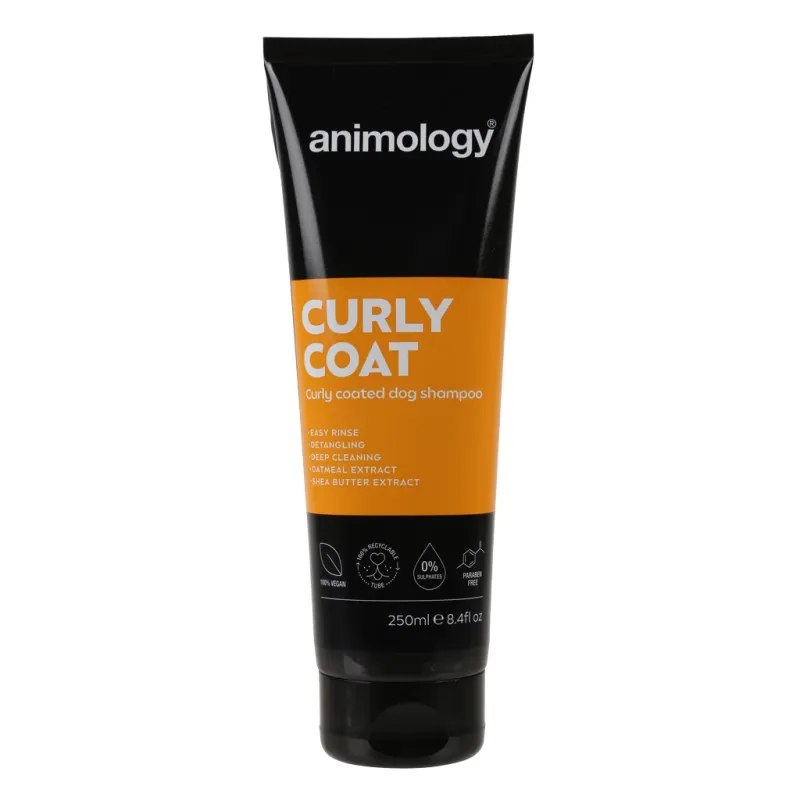 Animology Curly Coat Dog Hunde-Shampoo 250 ml – Lockiges Fell – Tiefenreinigung