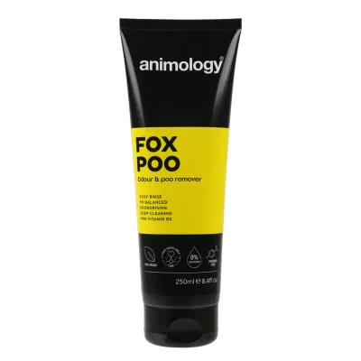Animology Fox Poo Dog Hunde-Shampoo 250 ml – Geruchsentferner – Tiefenreinigung