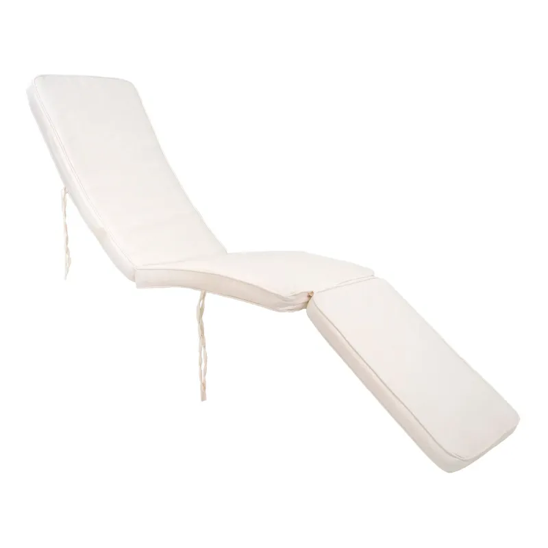 Arrecife-Kissen für Liegestuhl | Baumwolle, Weiss, 197x55 cm, komfortabel Arrecife-Kissen für Liegestuhl | Baumwolle, Weiss, 197x55 cm, komfortabel