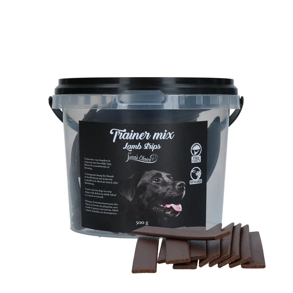 Luna's Choice Trainer Mix Lamb Strips 500 g – Trainingsmischung – Hunde