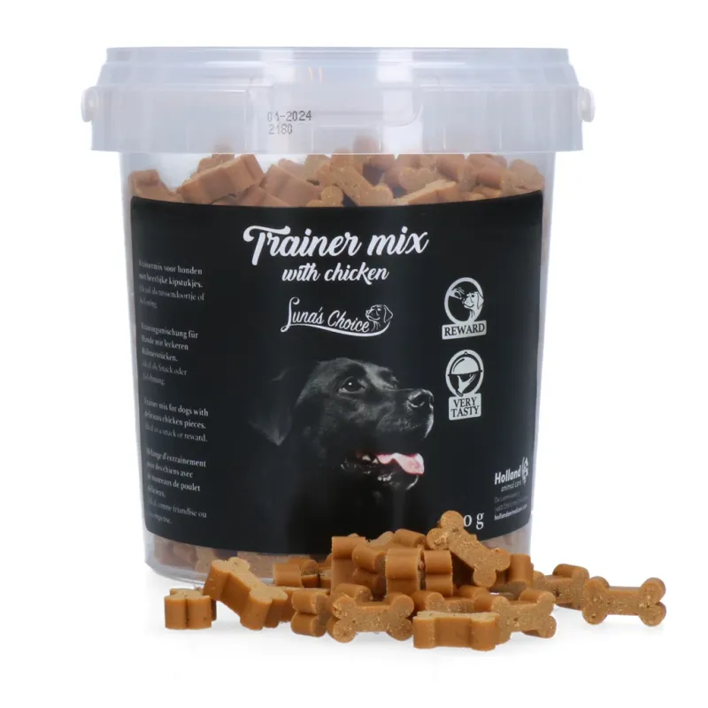 Luna's Choice Trainer Mix Hühnchenstücke 500 g – Trainingsmischung – Hunde