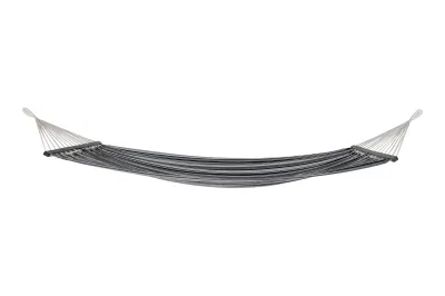 Lamia Hängematte | Baumwolle/Polyester, Lärche, schwarz/grau/weiss, 200x120 cm