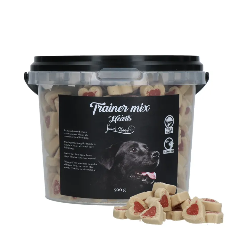 Luna's Choice Trainer Mix Herzen 500 g – Trainingsmischung – Hunde