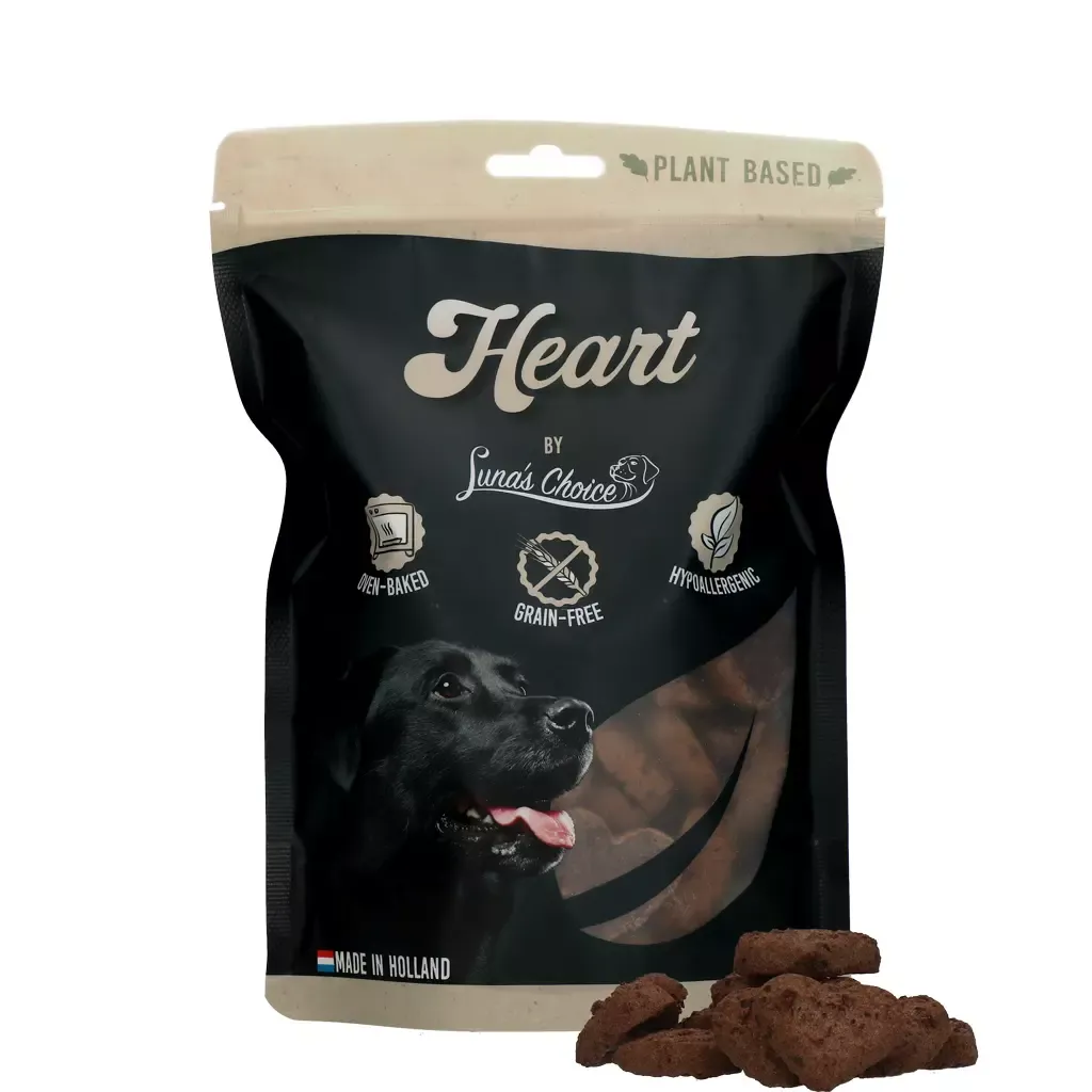 Luna's Choice Plant Based Heart Hearts, 48 x 7,5 g (360 g) – Hundekekse
