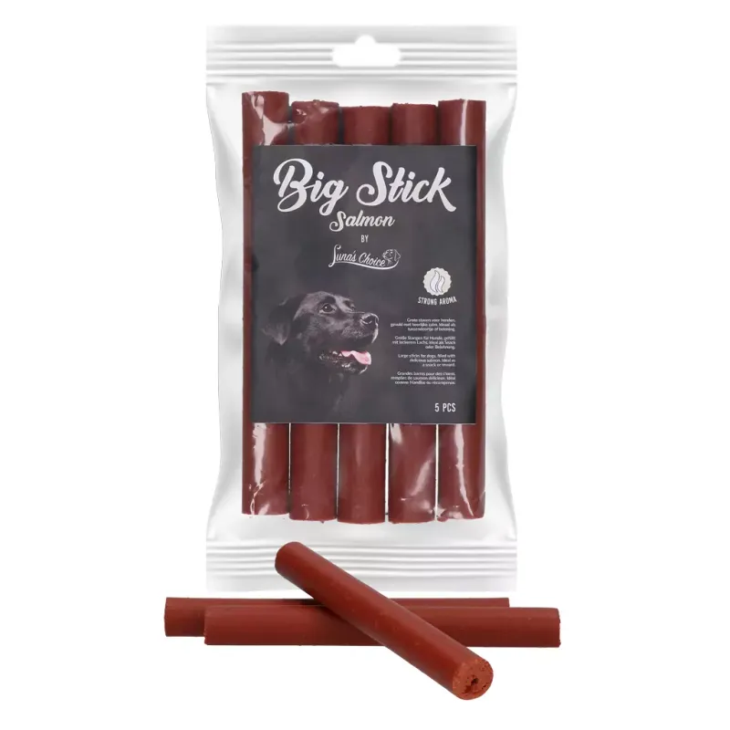 Luna's Choice Big Stick 5 St. Lachs – Kausnack – Hunde