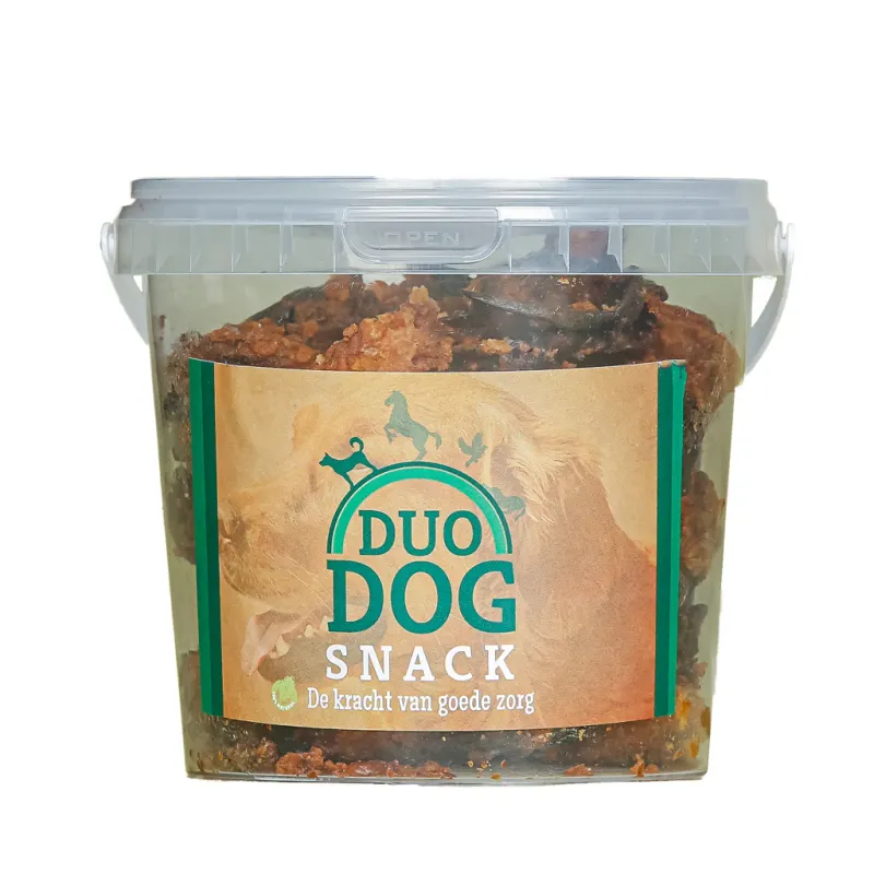 Duo Dog Hunde Snacks 350 g – Gebackenes Pferdefett – Hunde