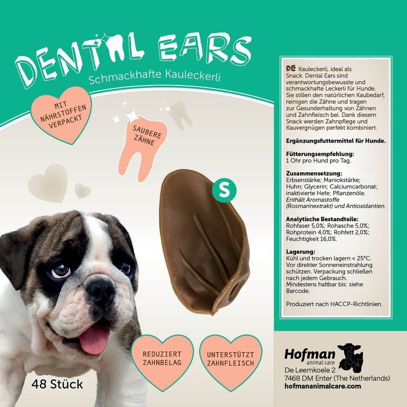 Dental Ears Small 48 St. – Kausnack – Hunde