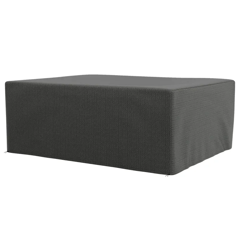 Schutzhülle für Gartenmöbel Winterfest Wasserdicht Abdeckung Anti-UV Abdeckplane 235 x 190 x 90cm | Grau
