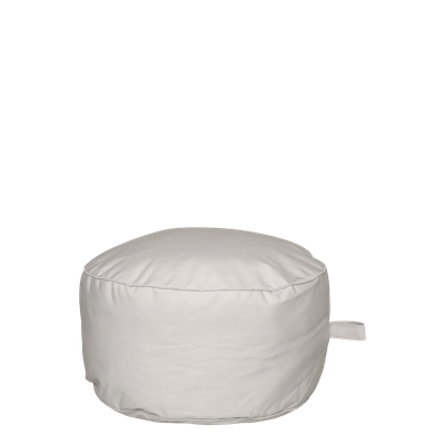 2er Set Lounge Puff für draussen H32/D60 cm | beige