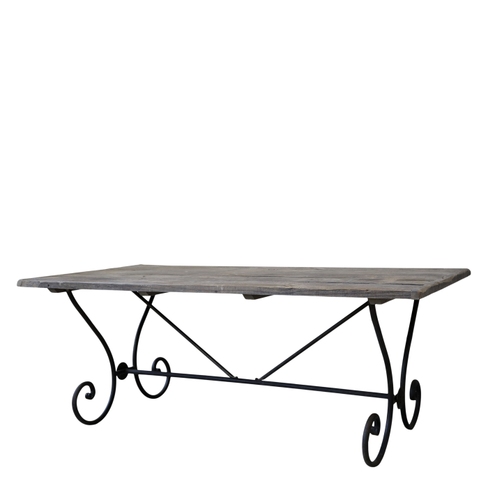 Alter französischer Esstisch H77/L200/B100 cm | antique natur