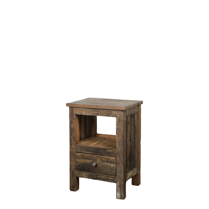 Grimaud Nachttisch / kleine Kommode mit Schublade H63/L44/B37 cm | natur Grimaud Nachttisch / kleine Kommode mit Schublade H63/L44/B37 cm | natur