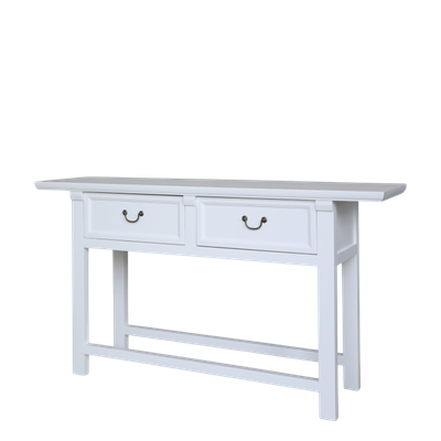 Marseille Anrichtetisch / Konsolentisch / Sideboard mit 2 Schubladen H85/L150/B40 cm | weiss
