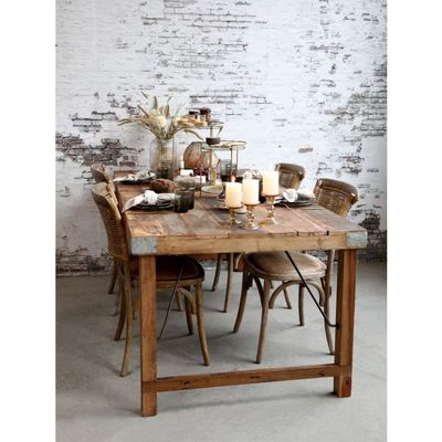 Grimaud alter Holztisch / Esstisch H78/L200/B100 cm | natur