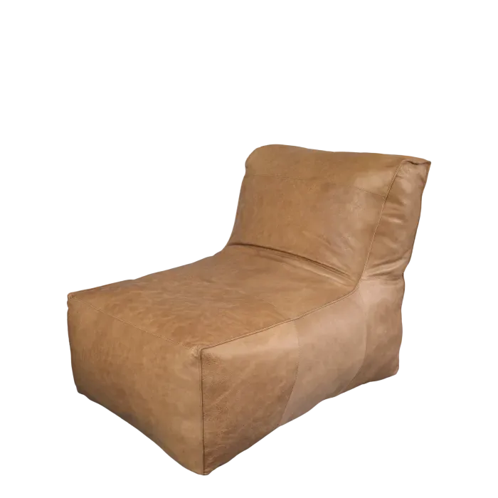 Loungesessel aus Leder H83/L103/B83 cm | cognac Loungesessel aus Leder H83/L103/B83 cm | cognac