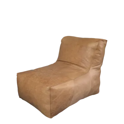 Loungesessel aus Leder H83/L103/B83 cm | cognac
