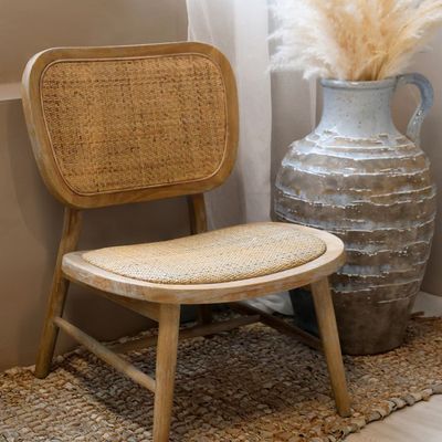 Rattan Loungestuhl H78,5/L60/B62 cm | natur