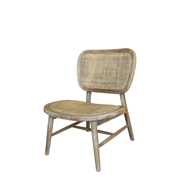 Rattan Loungestuhl H78,5/L60/B62 cm | natur