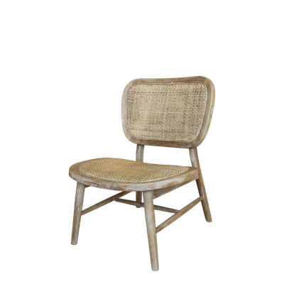 Rattan Loungestuhl H78,5/L60/B62 cm | natur