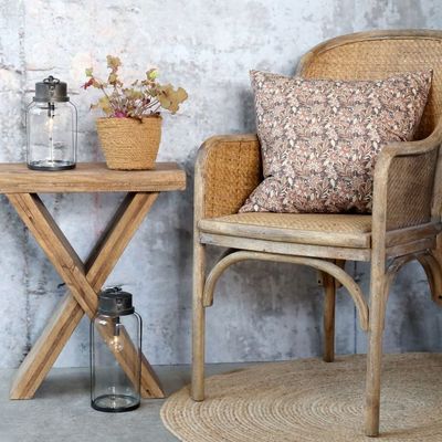 Altfranzösischer Rattan-Stuhl H91/L56,5/B56 cm | natur