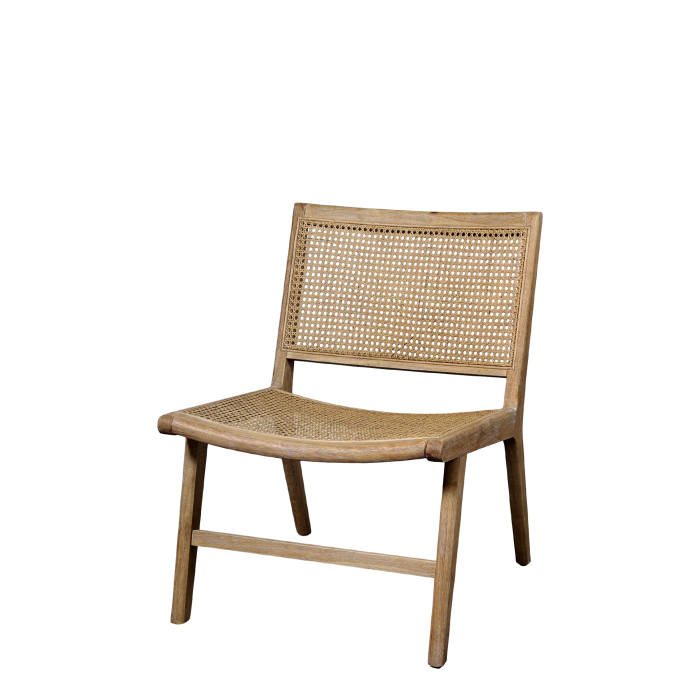 2er Set Rattan-Loungestuhl H79/L57/B62 cm | natur