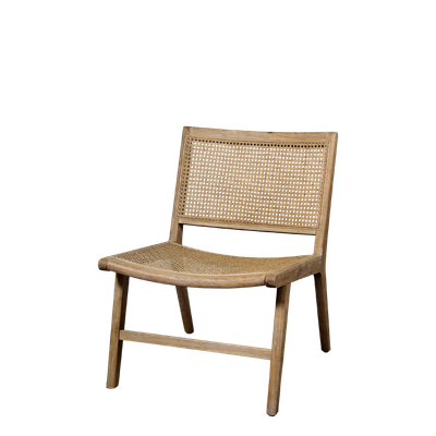 2er Set Rattan-Loungestuhl H79/L57/B62 cm | natur