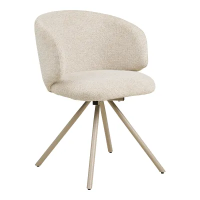 2er Set Fulham Esszimmerstuhl Drehfunktion | Sandfarben 2er Set Fulham Esszimmerstuhl Drehfunktion | Sandfarben