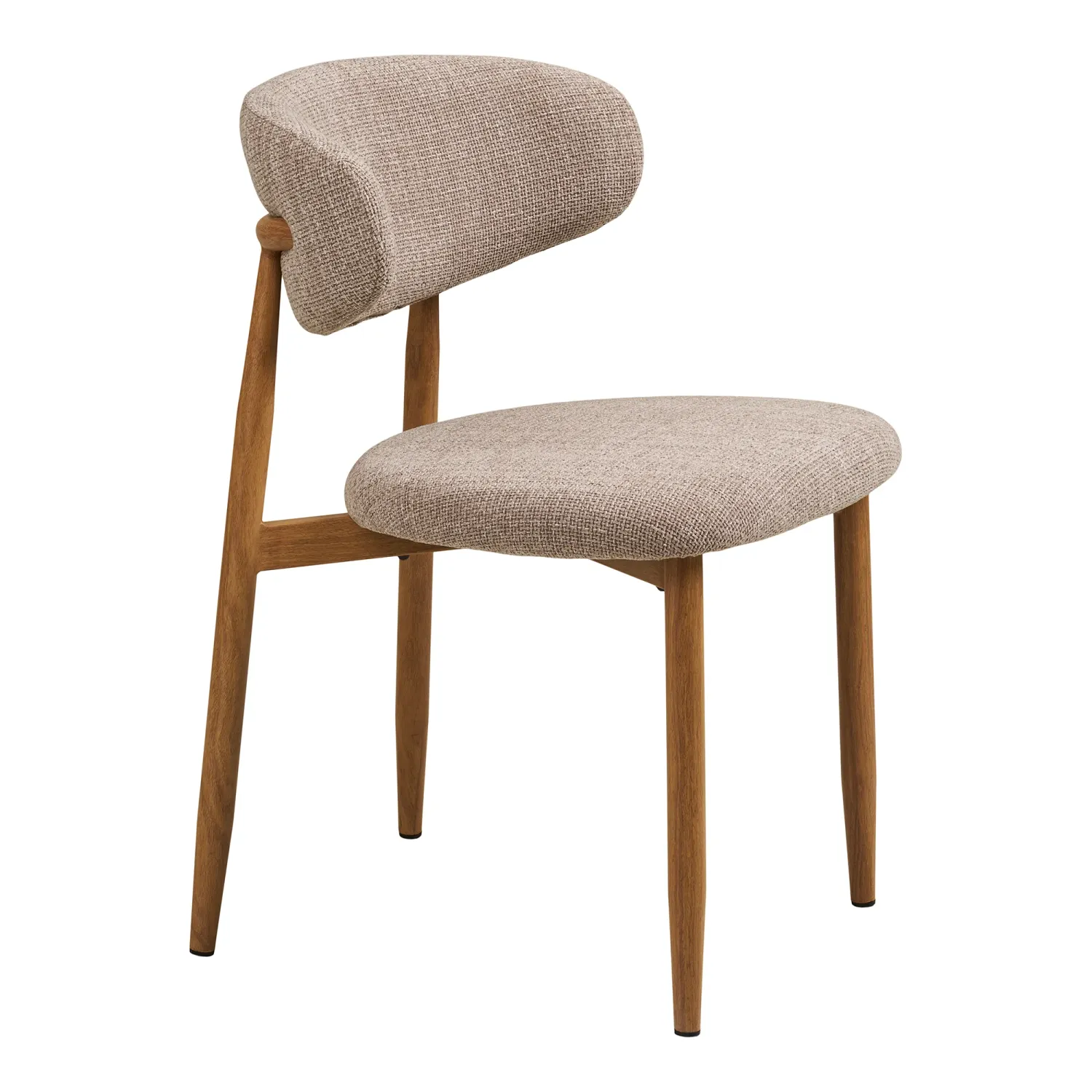 2er Set Levanto Esszimmerstuhl Holzoptik | Sand/Natur