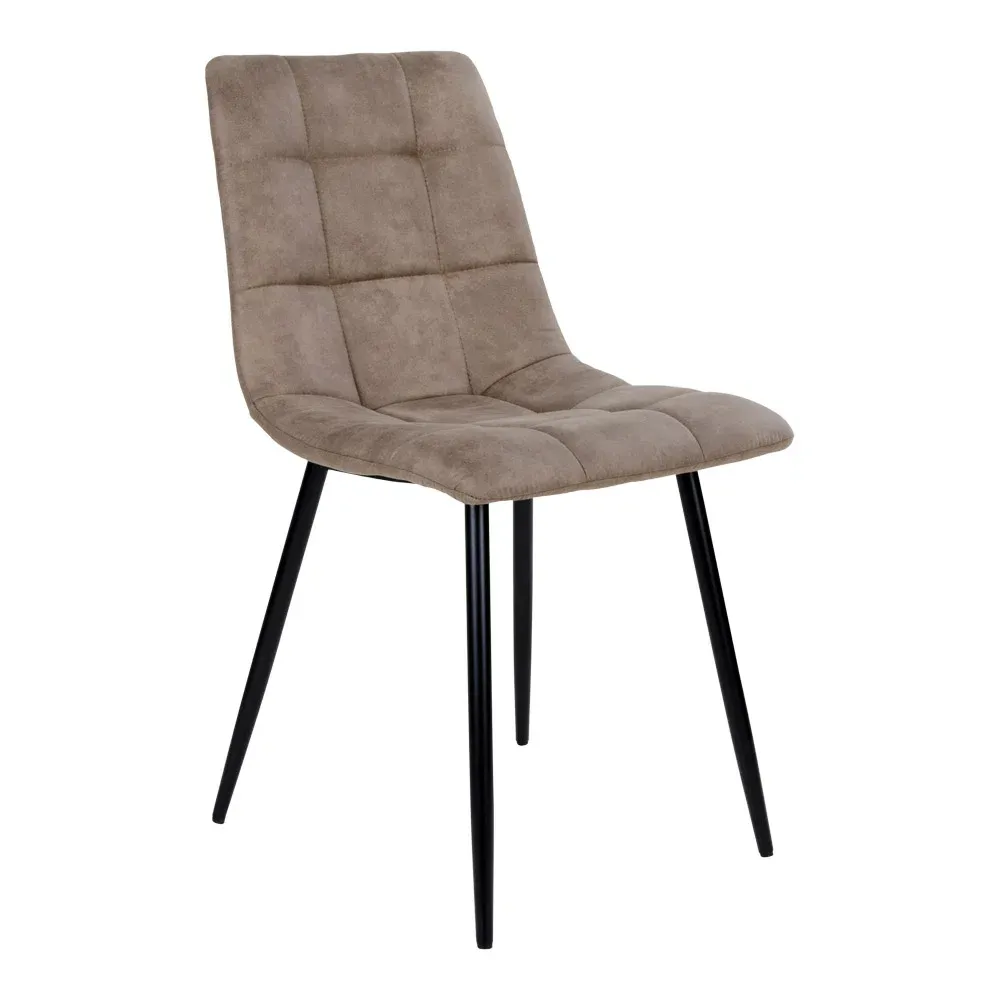 2er Set Middelfart Esszimmerstuhl Mikrofaser Stahl | Hellbraun 2er Set Middelfart Esszimmerstuhl Mikrofaser Stahl | Hellbraun
