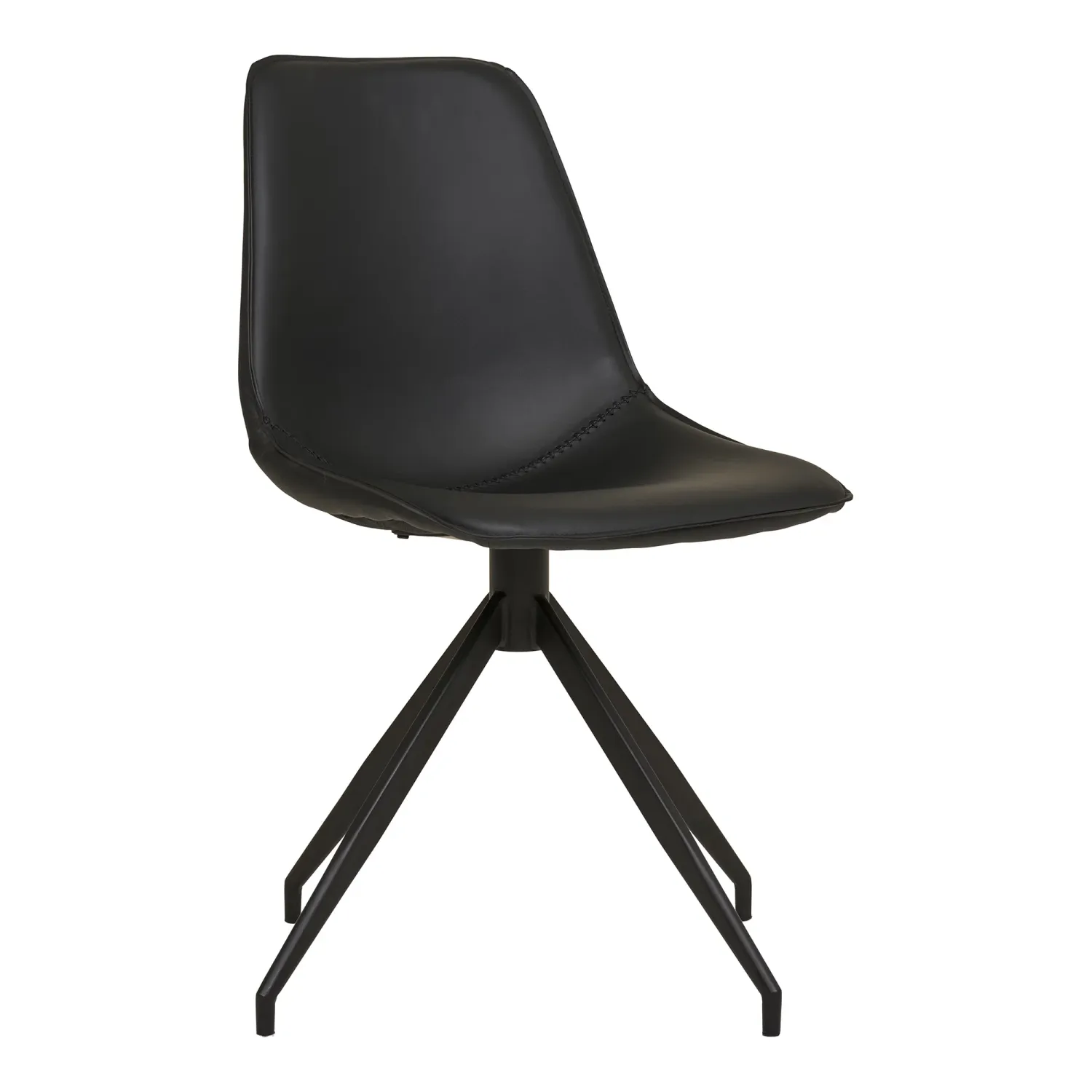 2er Set Monaco Esszimmerstuhl Drehfunktion PU | Schwarz 2er Set Monaco Esszimmerstuhl Drehfunktion PU | Schwarz