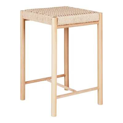 2er Set Abano Barhocker Naturgeflecht Pappelholz | Natur 2er Set Abano Barhocker Naturgeflecht Pappelholz | Natur