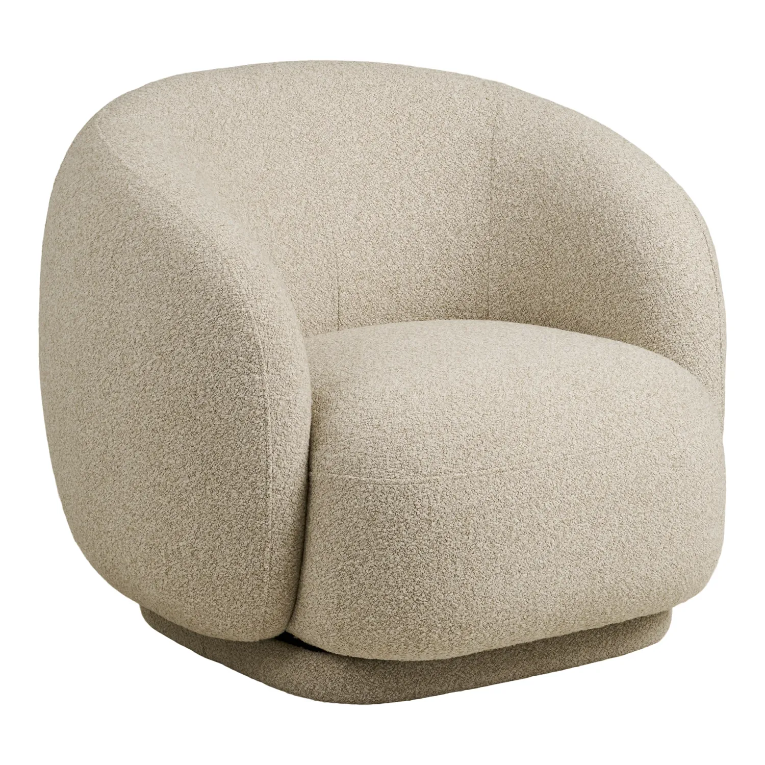 Hawkes Lounge-Sessel Drehfunktion Stoff | Sandfarben
