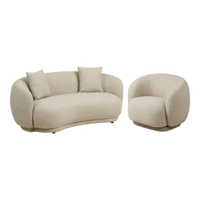 Hawkes Set 2,5-Sitzer-Sofa  + Lounge-Sessel | Sand