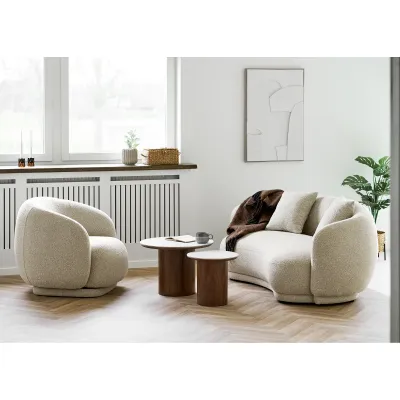 Hawkes Set 2,5-Sitzer-Sofa  + Lounge-Sessel | Sand