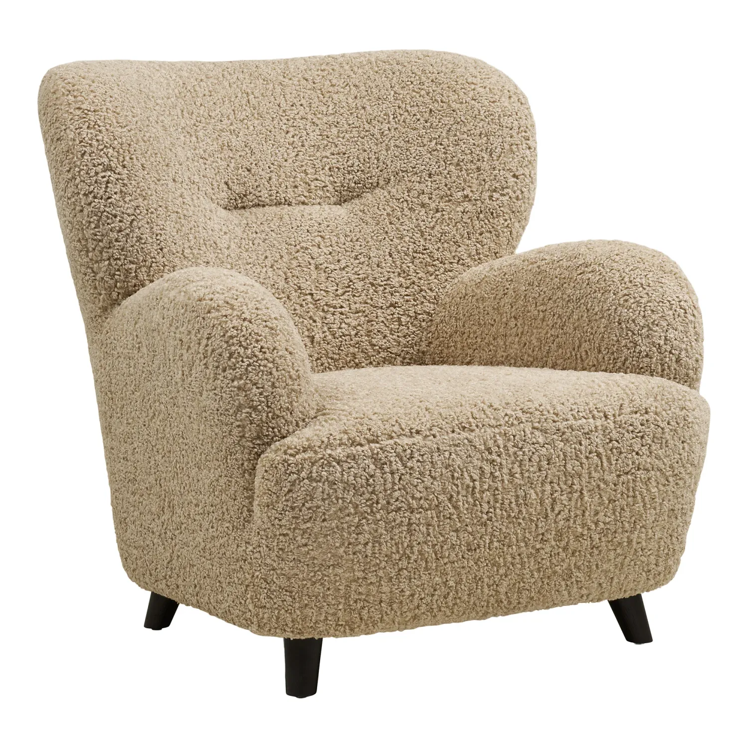 Lunaro Lounge Chair Stoff | Hellbraun Lunaro Lounge Chair Stoff | Hellbraun