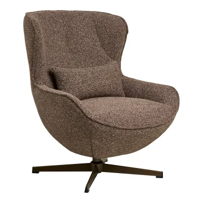 Blenheim Lounge-Sessel Drehfunktion Stoff | Braun Blenheim Lounge-Sessel Drehfunktion Stoff | Braun